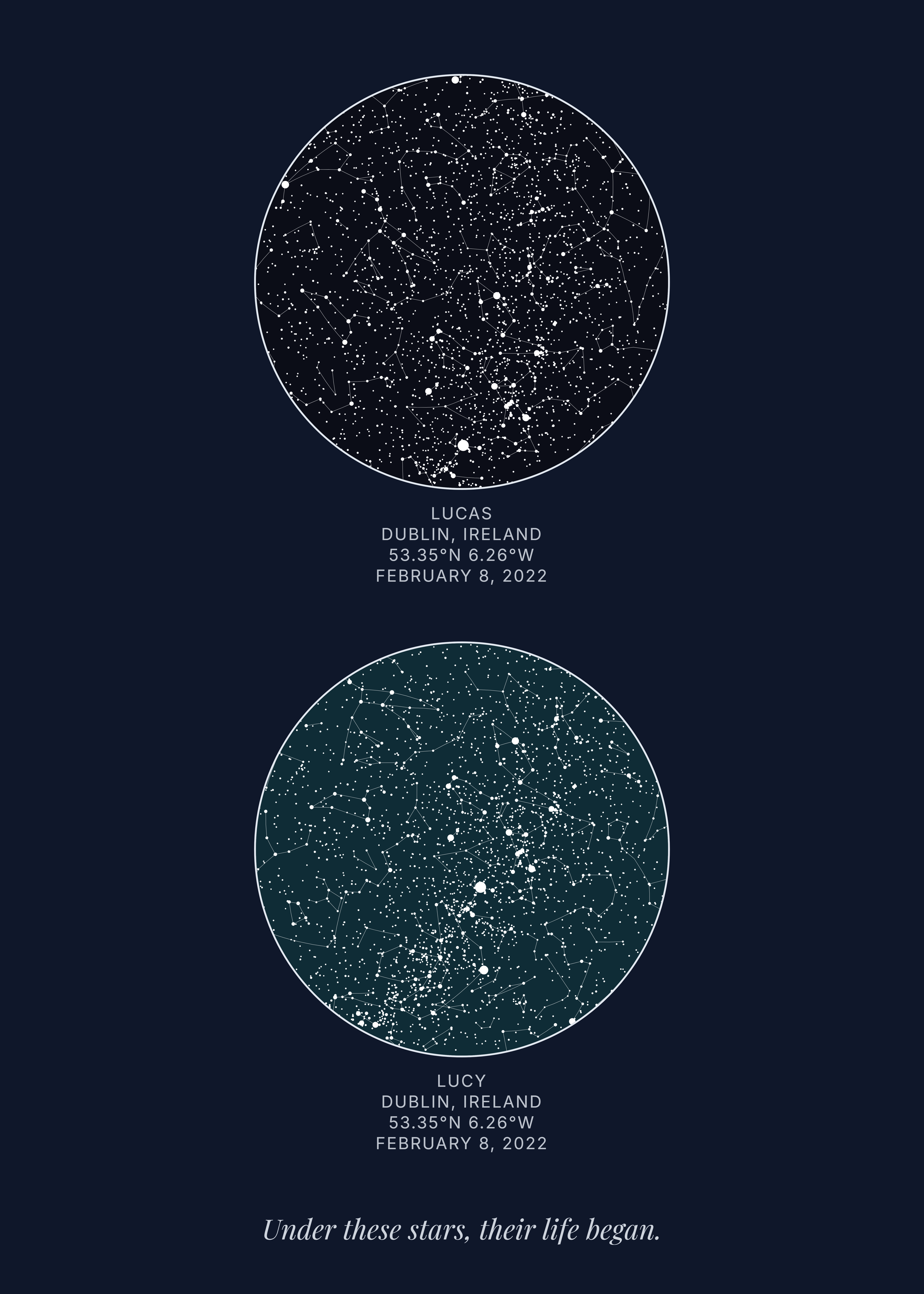 Double Star Maps print preview